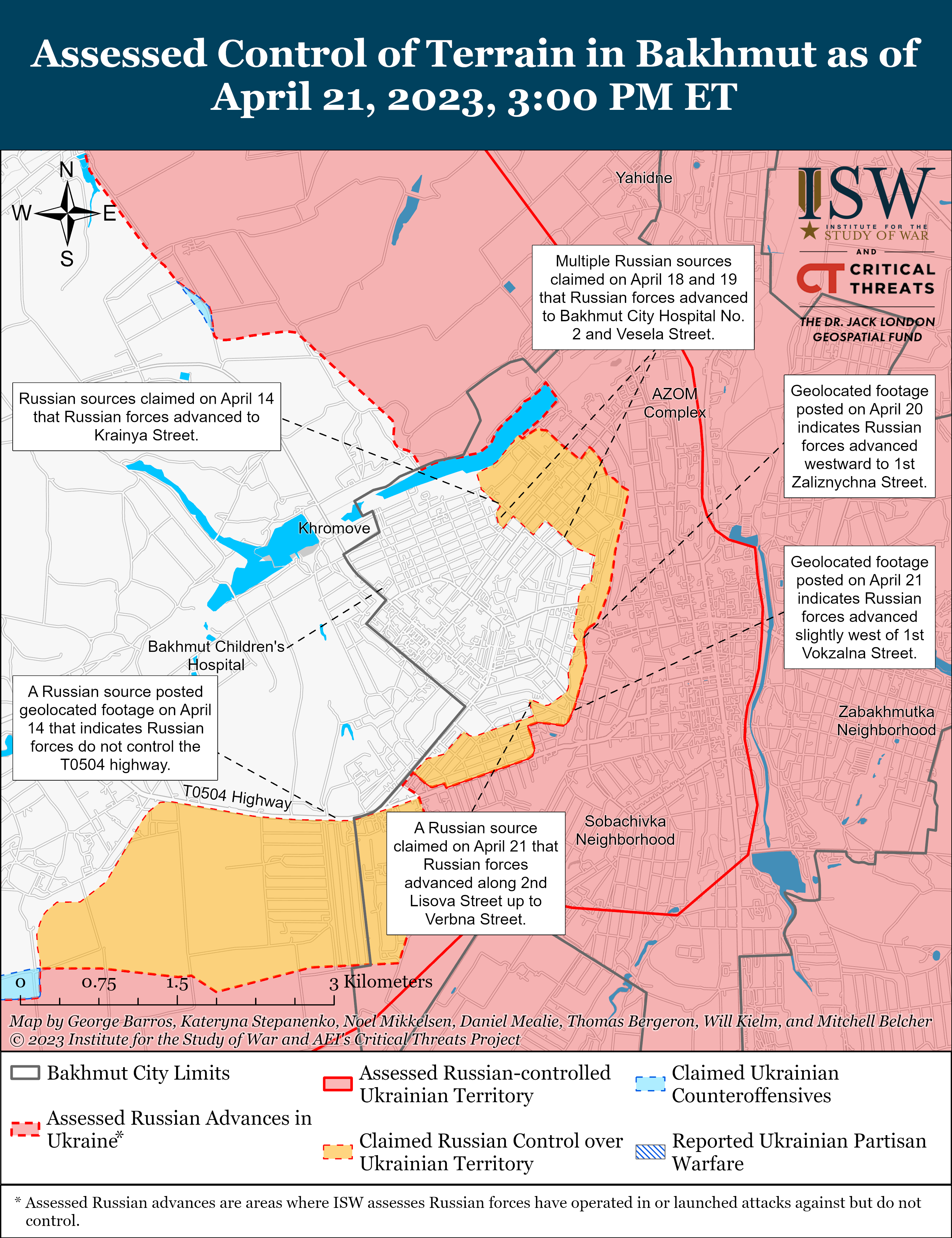 ЗСУ сповільнили російський наступ біля Авдіївки: карти боїв ISW